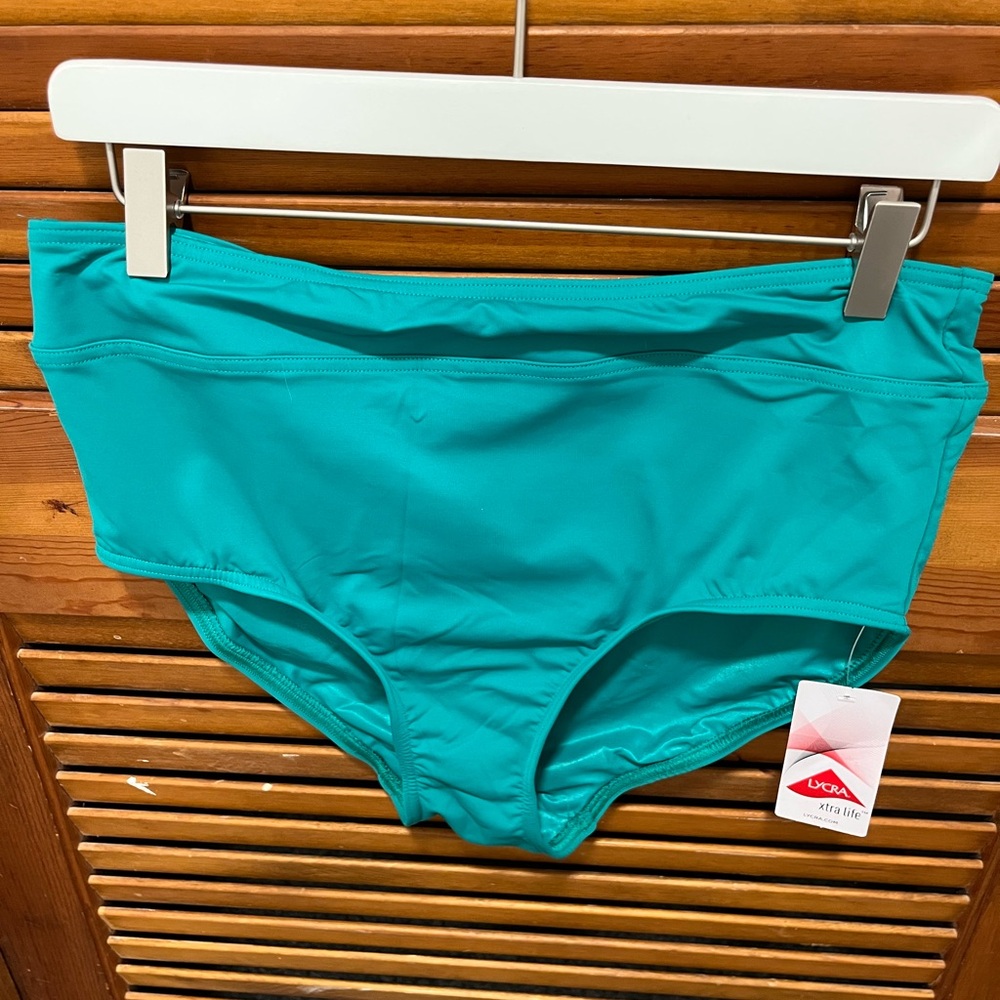 Lands' End Teal Swimwear